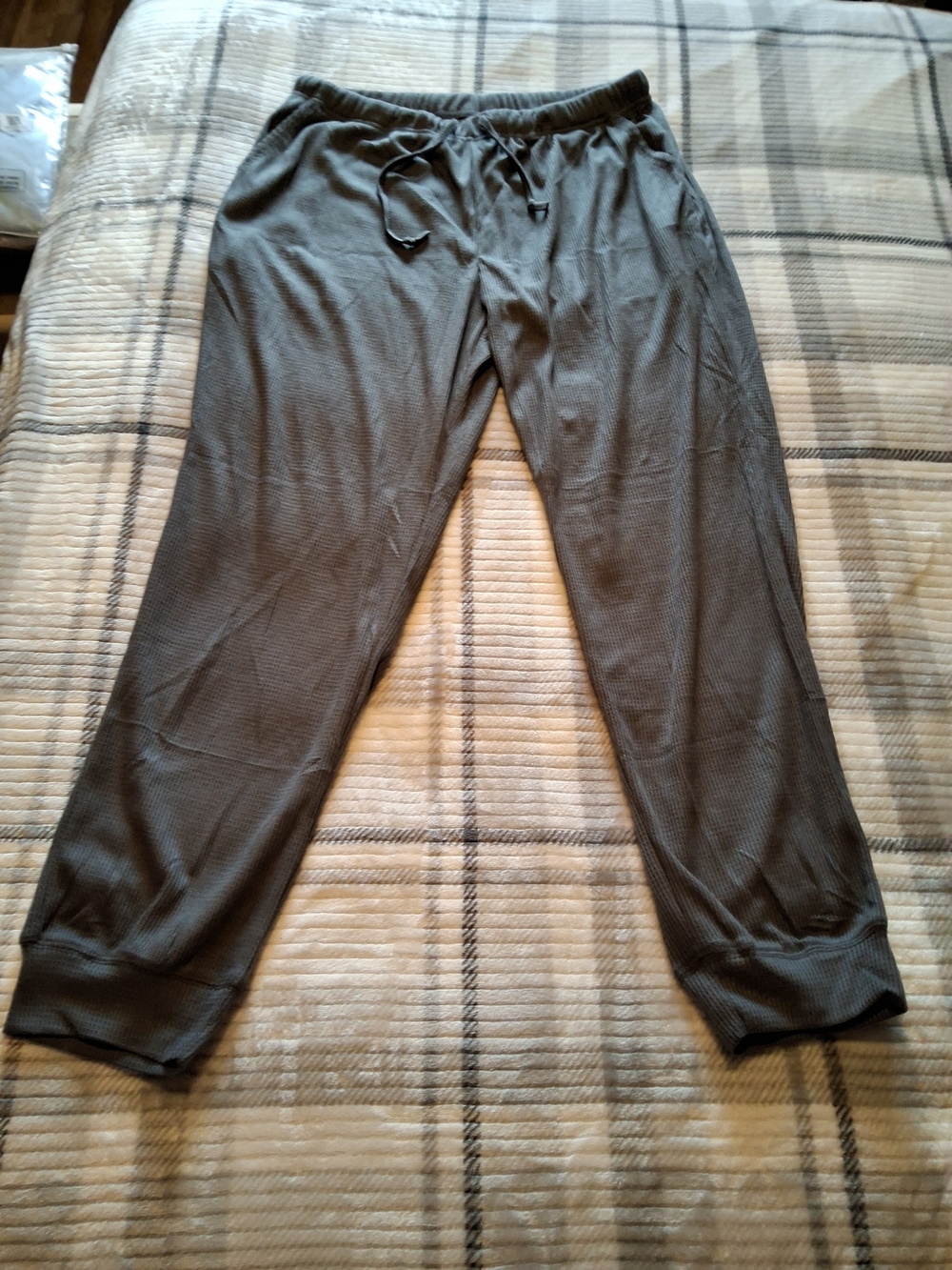 Men's Gray Drawstring Lounge Pants